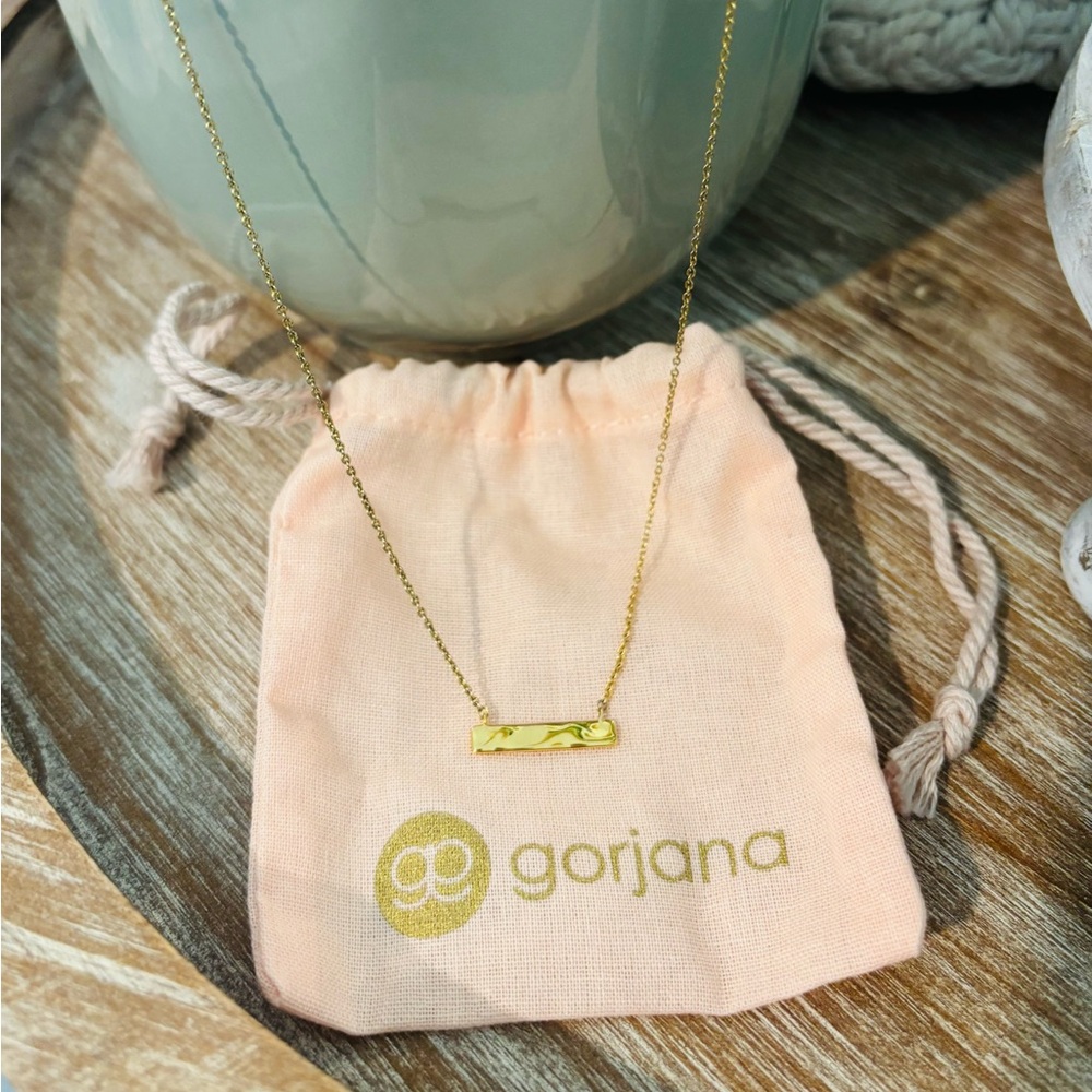 Gorjana Bespoke Plate Bar Necklace